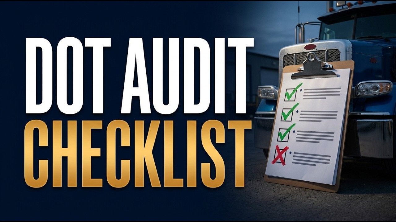 DOT Audit Checklist for Small Trucking Fleets