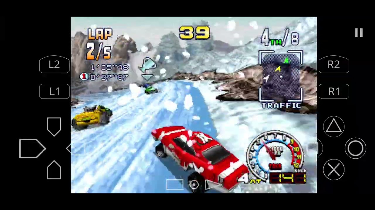 Burning Road Gameplay DuckStation Android
