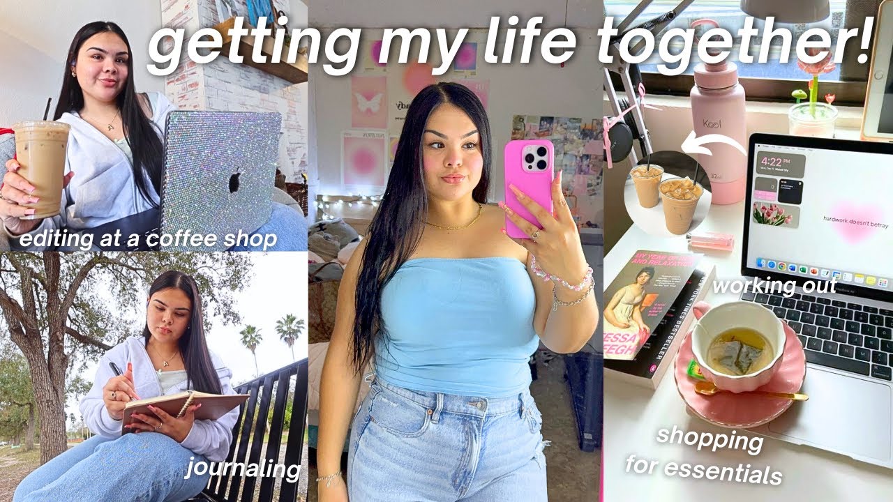 GETTING MY LIFE TOGETHER: healthy habits, productive routine, raycon everyday earbuds & motivation!