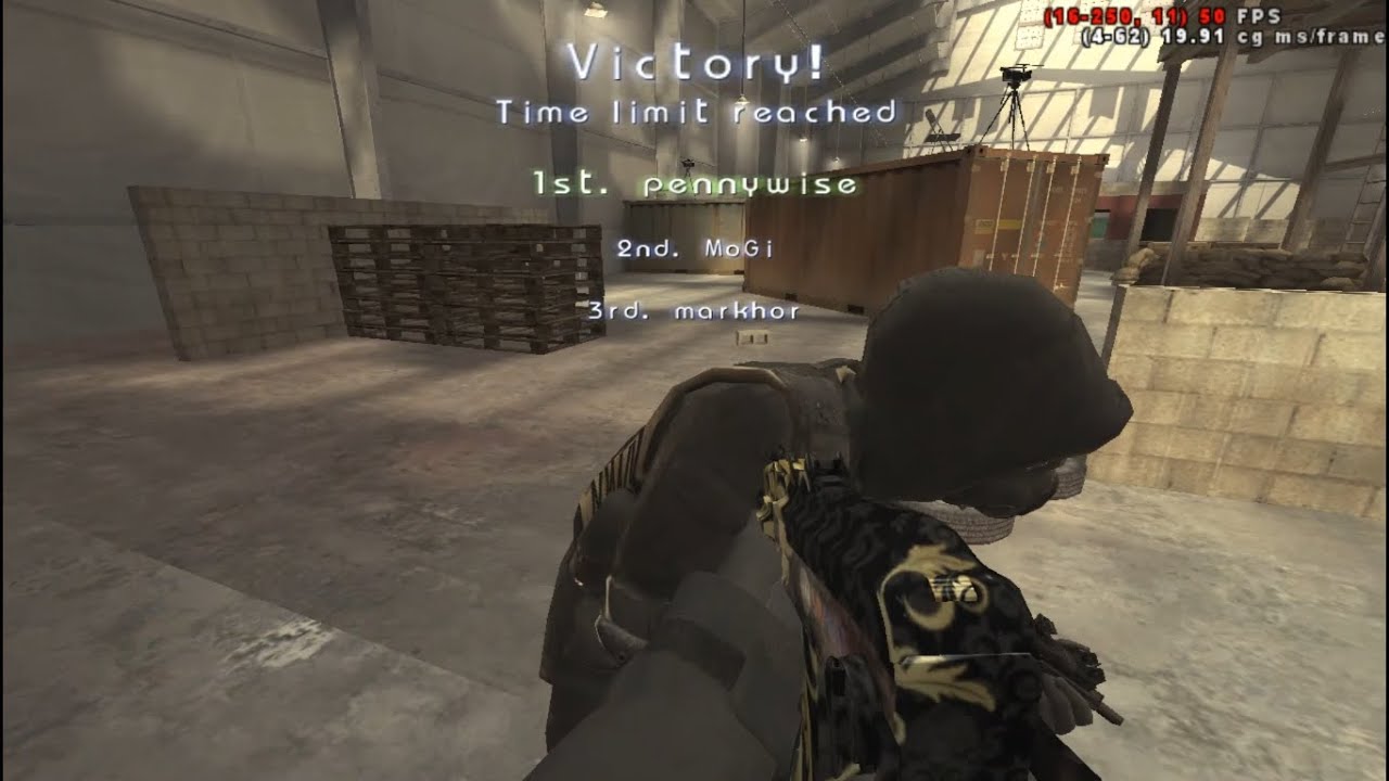 cod 4 game play 63 kills map killhouse