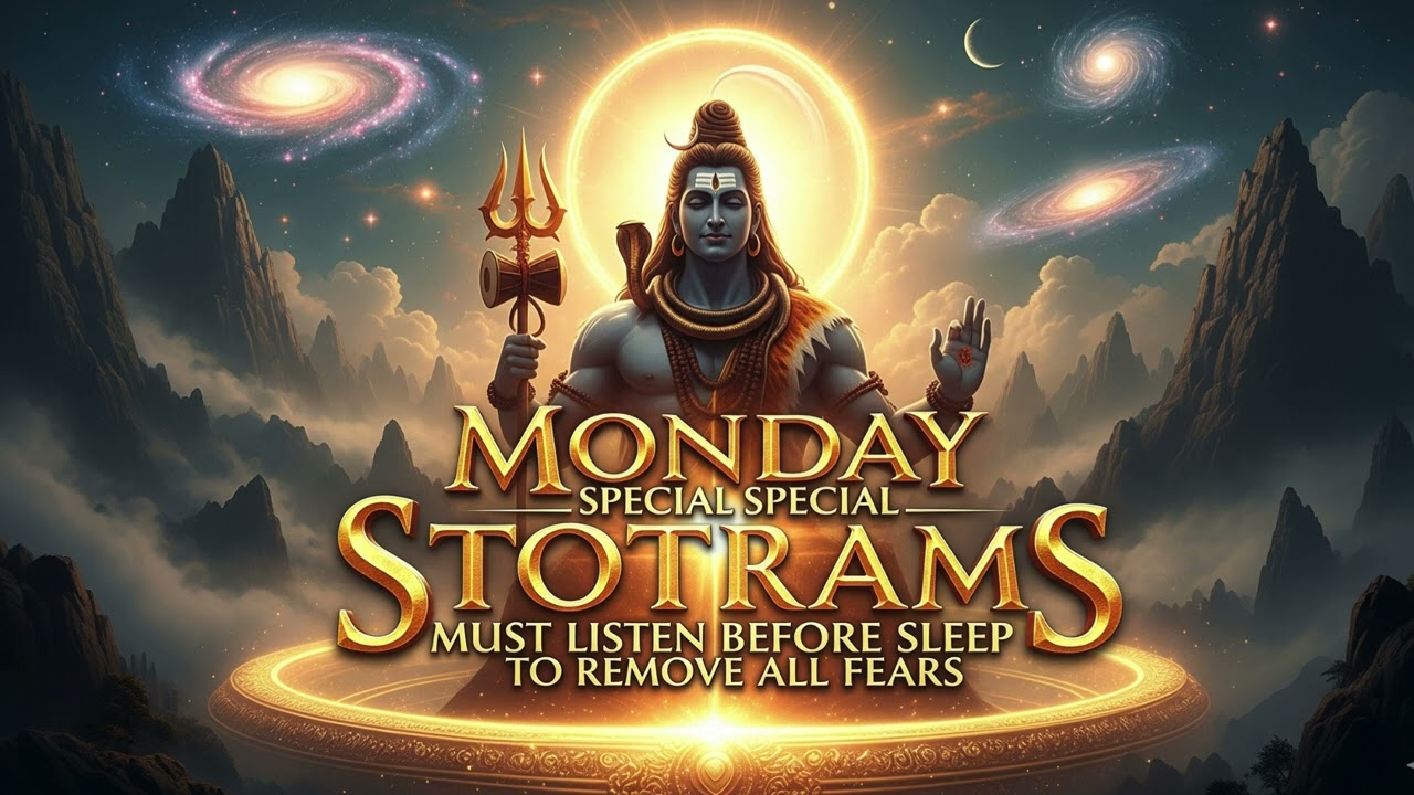 🌸 Monday Special Stotrams | Powerful Stotras for Lord Shiva | Devotional Songs