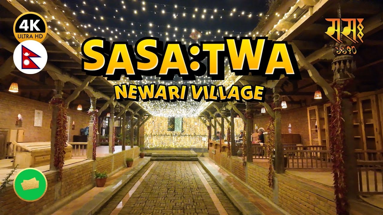 Typical Nepali Newari Houses | Sasa: Twa Restaurant Kirtipur | Nepali Newa Culture | Osmo Pocket 3