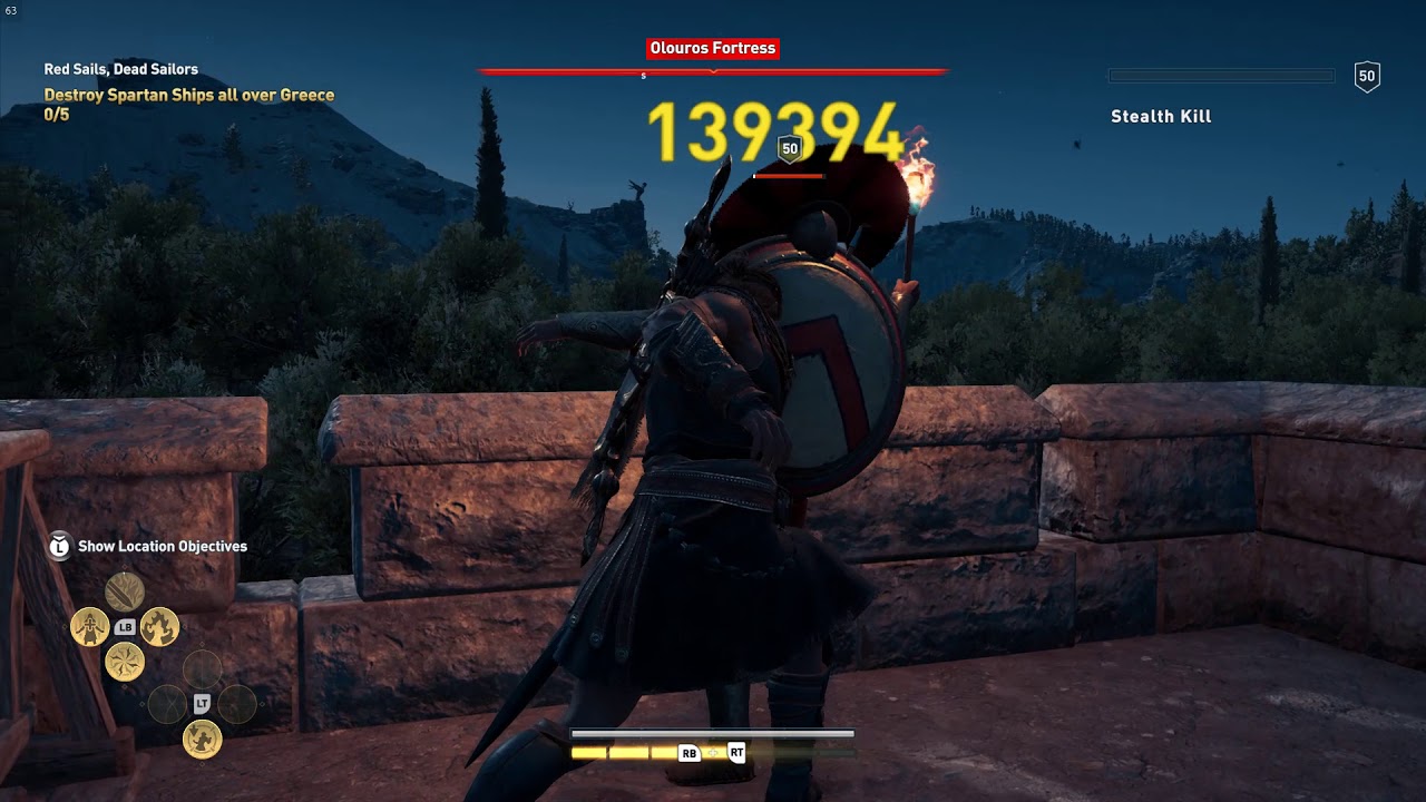 Assassin's Creed Odyssey | Olouros Fortress - ACHAIA | Nightmare Difficulty (PC)