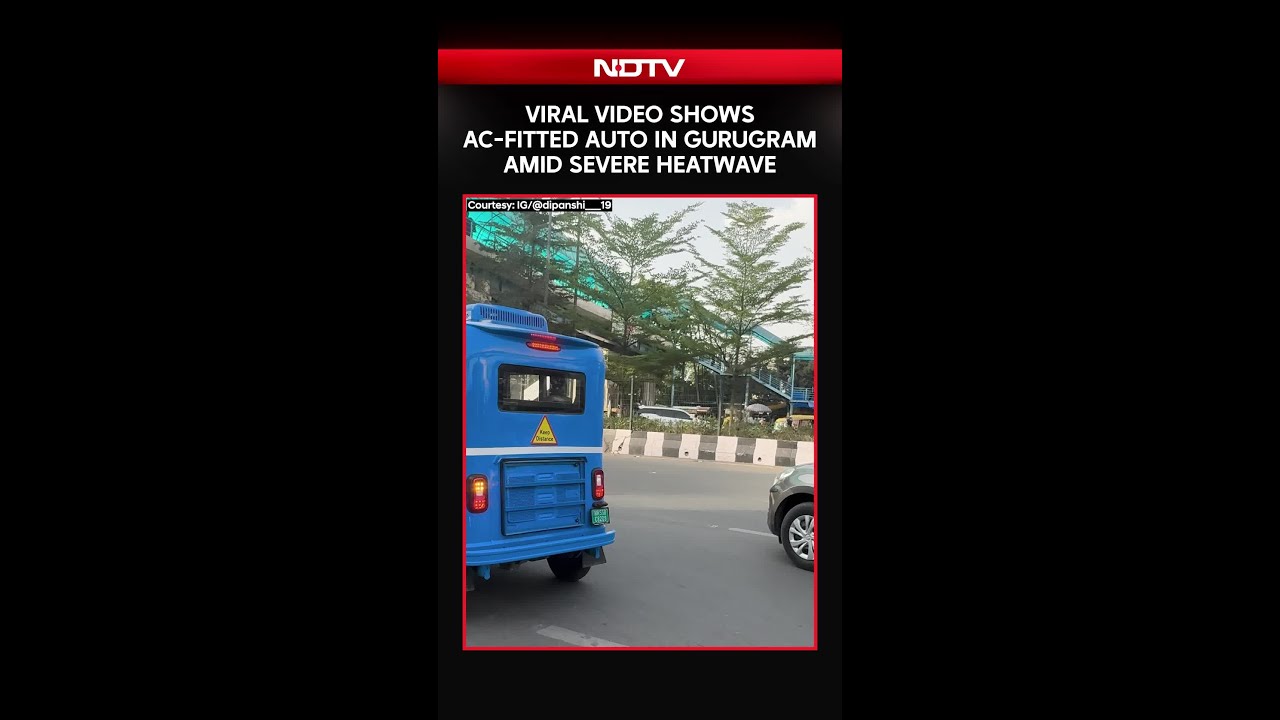 Viral Video Shows AC-Fitted Auto In Gurugram Amid Severe Heatwave