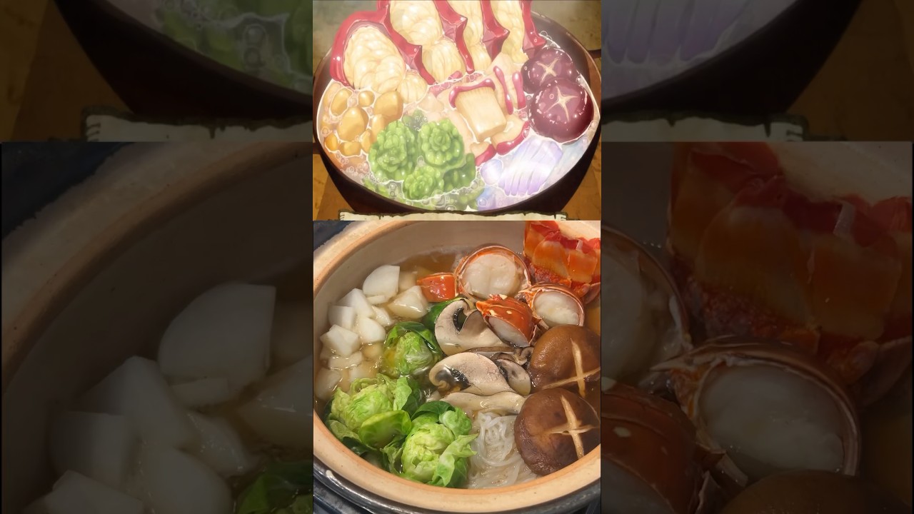 Huge scorpion and walking mushroom hotpot Delicious in Dungeon 