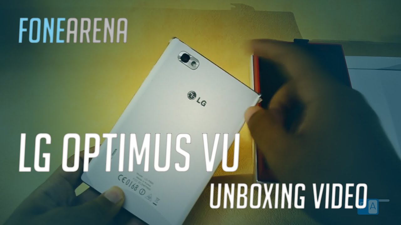 LG Optimus Vu Unboxing India