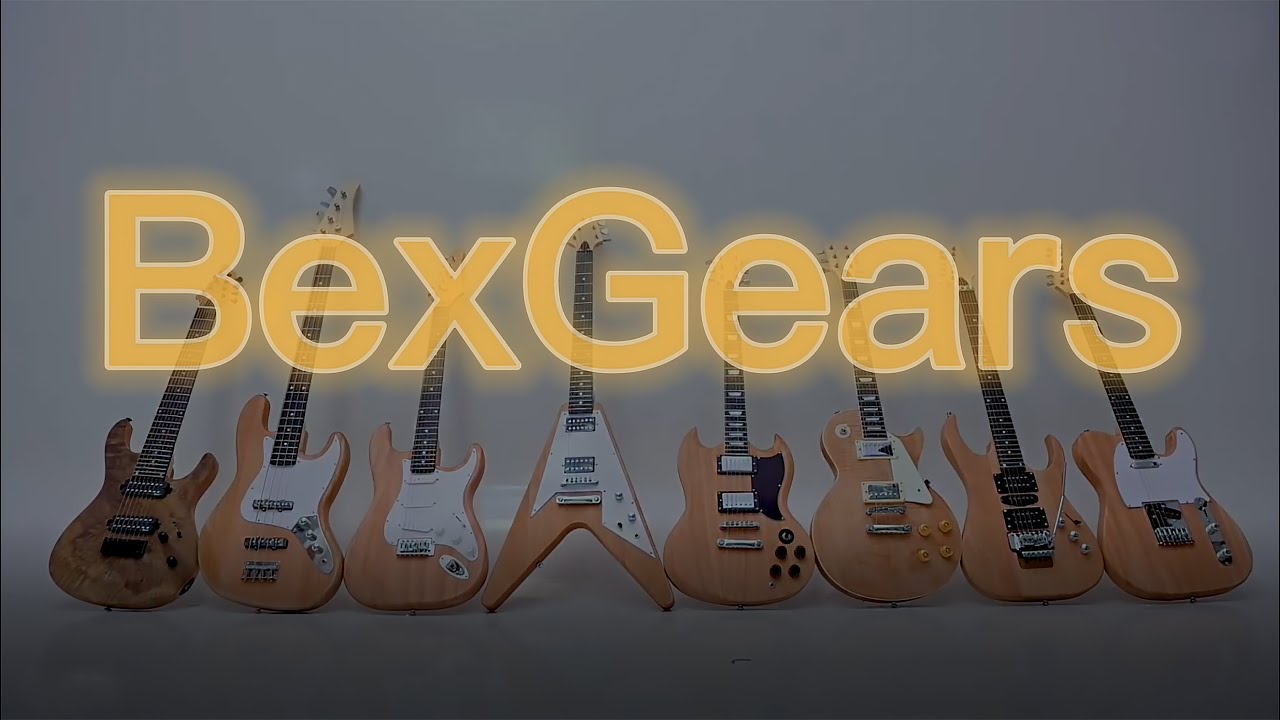 BexGears DIY Electric Guitar Kit GRS Style Guitar Kits Beginner Kits Build Your Own Guitar