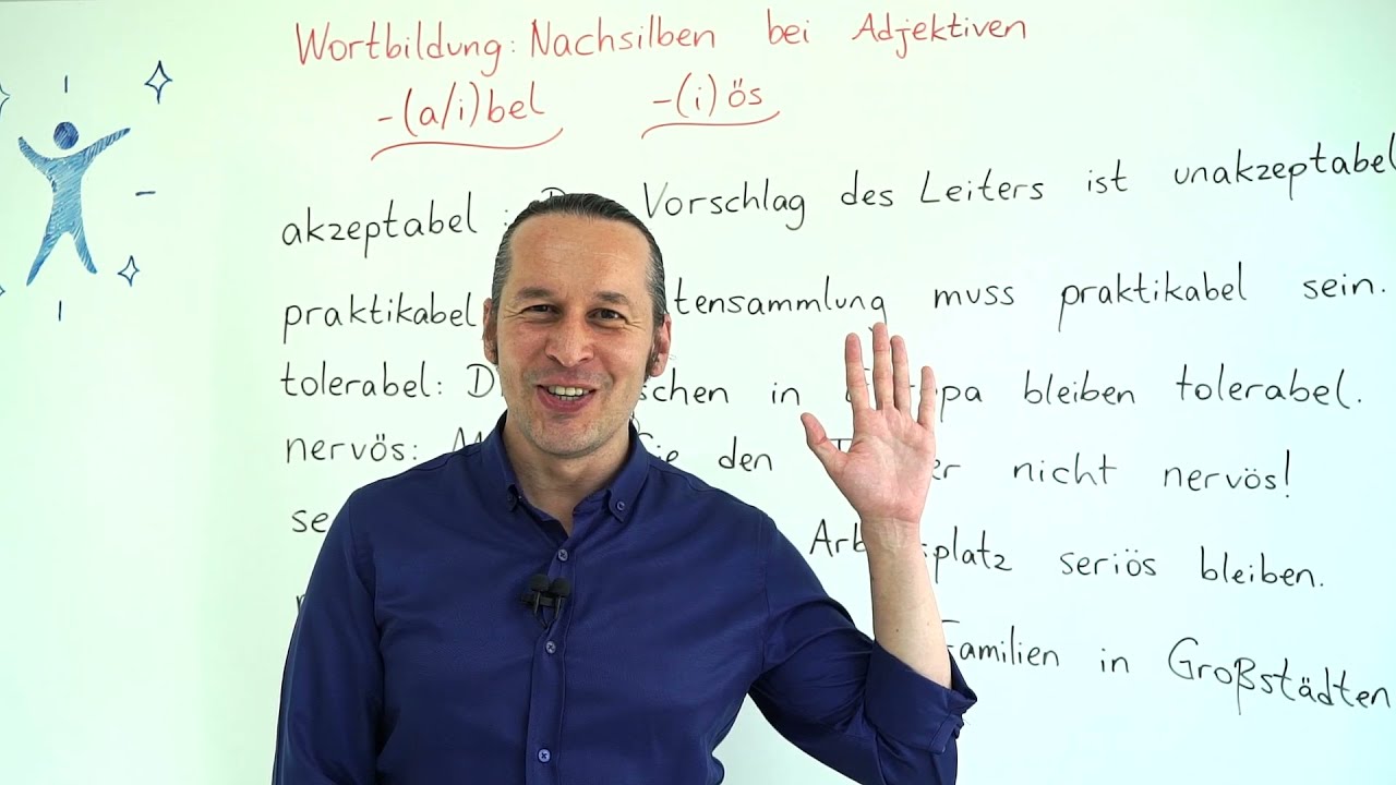 Almanca C1 İleri Seviye Ders - 35 Wortbildung: Nachsilben bei Adjektiven -(i)al, -(i)ell