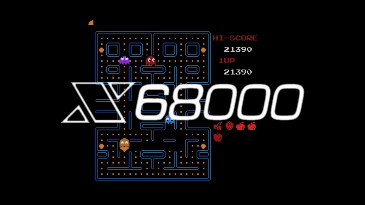 [X68K] PAC-MAN Unofficial Famicom Port - Sharp X68000