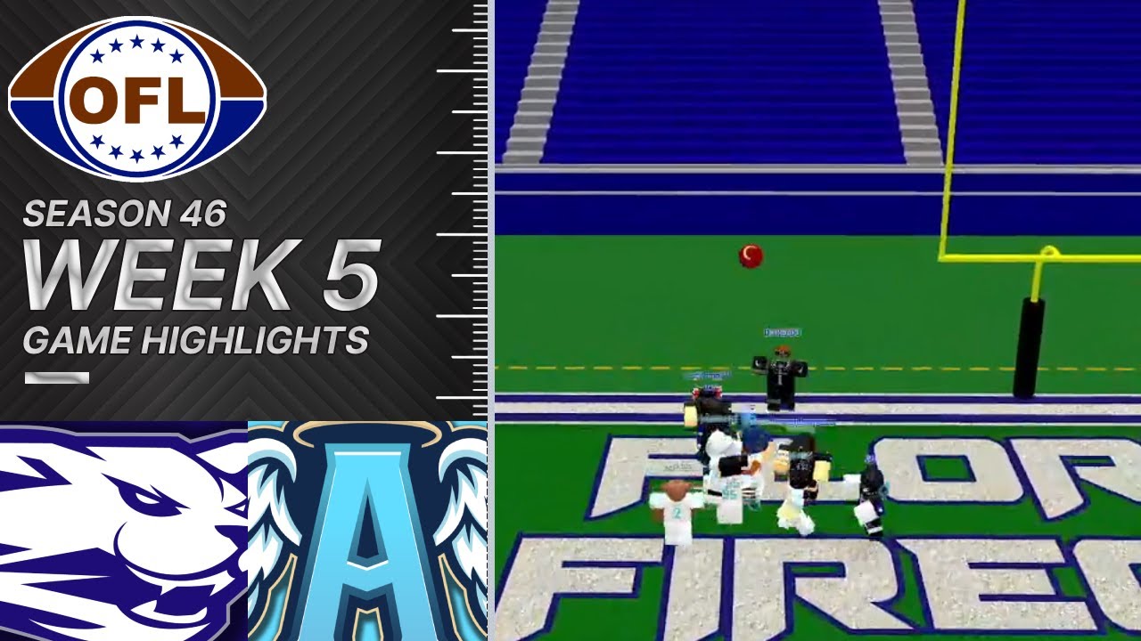 OFL S46 Week 5 | Havana Angels @ Florida Firecats | Roblox Football Highlights