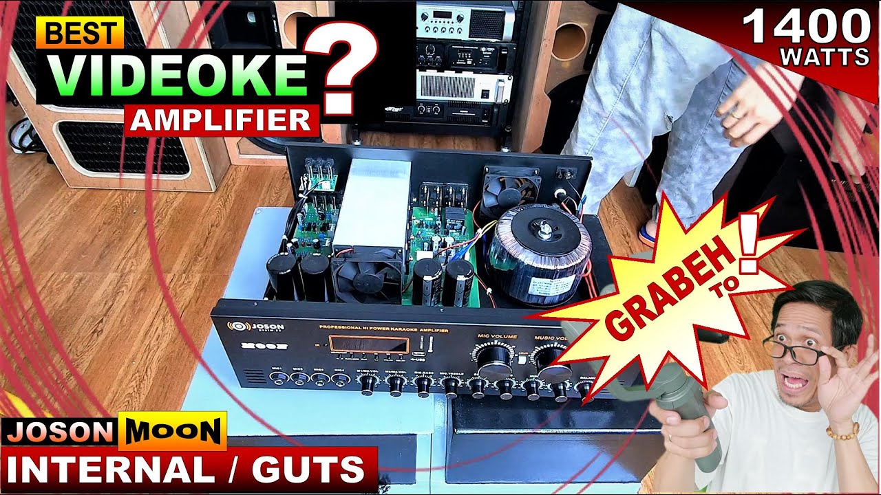 Inside Joson Moon - Daming features nito😱😱😱 Best Videoke Amplifier Malinis at Match sa Speaker 2700w