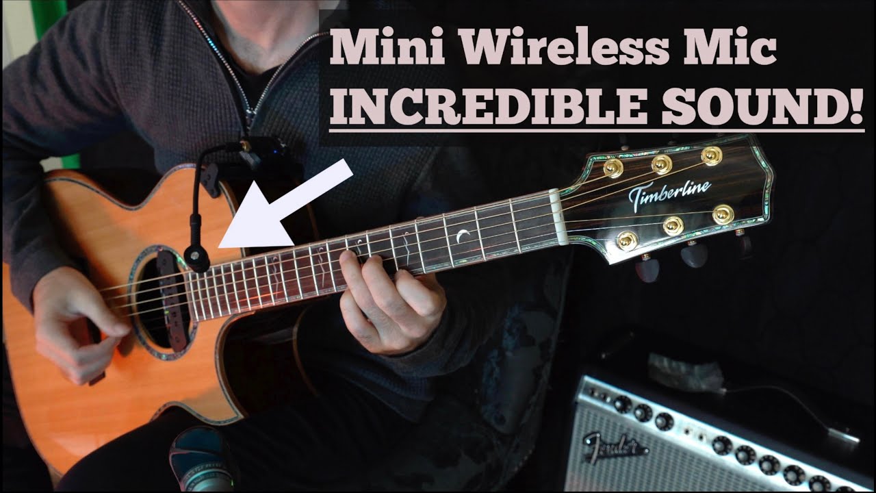 This NEW Acoustic Guitar Mic is a Game Changer! (Xvive U8 Wireless Microphone)