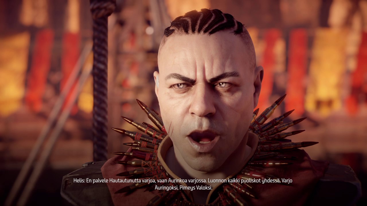 Aloy in cage cutscene | Horizon Zero Dawn