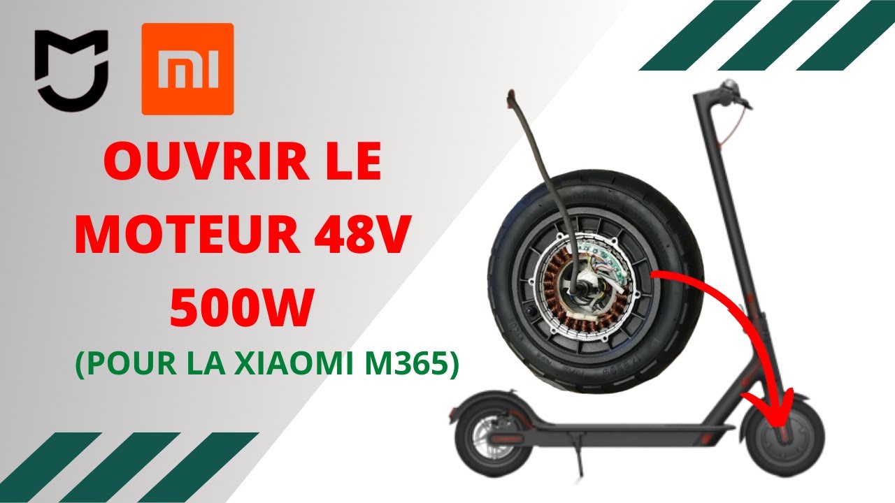 COMMENT EST FAIT L'INTERIEUR DU MOTEUR 48V 500W POUR LA TROTTINETTE XIAOMI M365