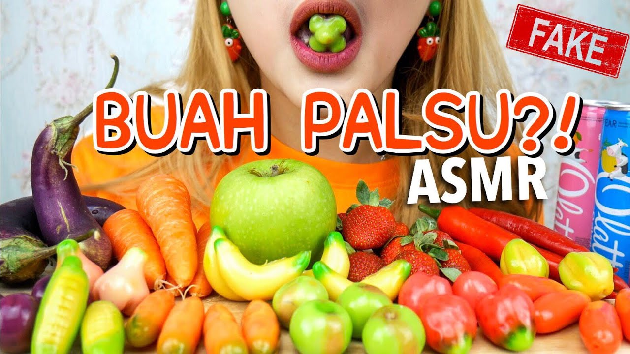 ASMR SAYURAN & BUAH PALSU | ASMR Indonesia
