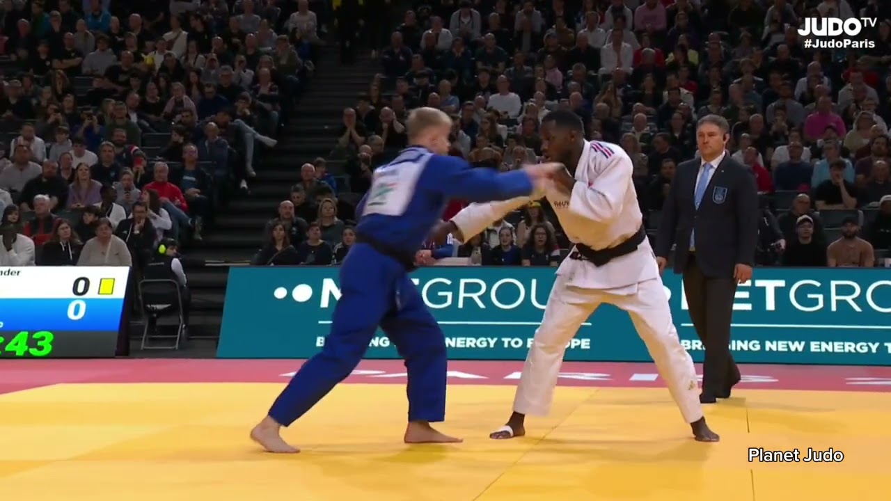 Maxime-Gael NGAYAP HAMBOU 🇨🇵 🆚️ Alex BARTO 🇸🇰 | 1/16 финала /-90кг | Большой Шлем Париж 2026