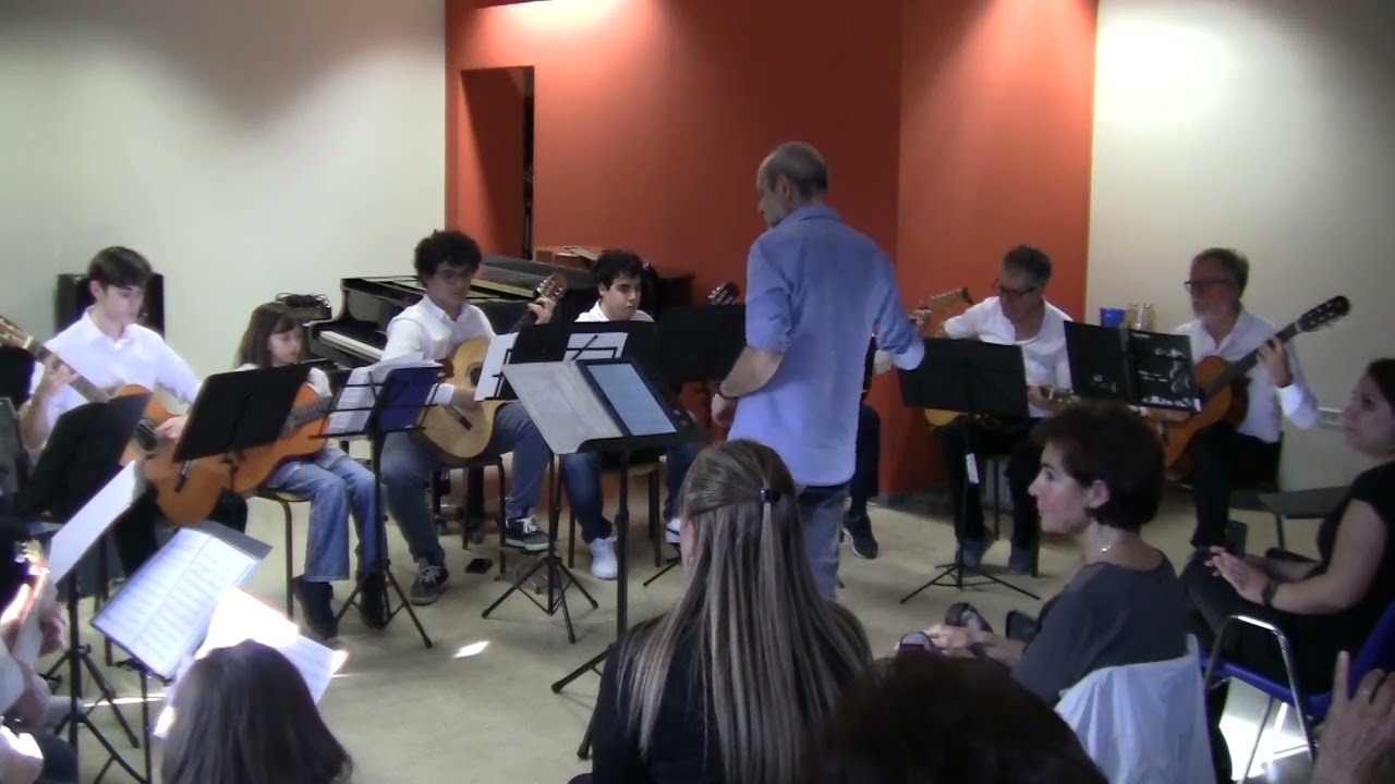 Saggio 2024 del CFM guitar ensemble