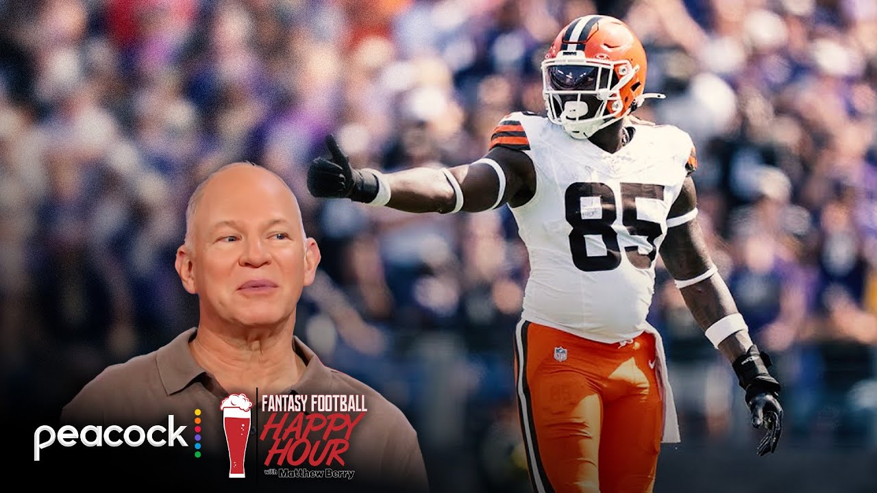 David Njoku 'No. 1 target' for Dillon Gabriel | Fantasy Football Happy Hour | NFL on NBC