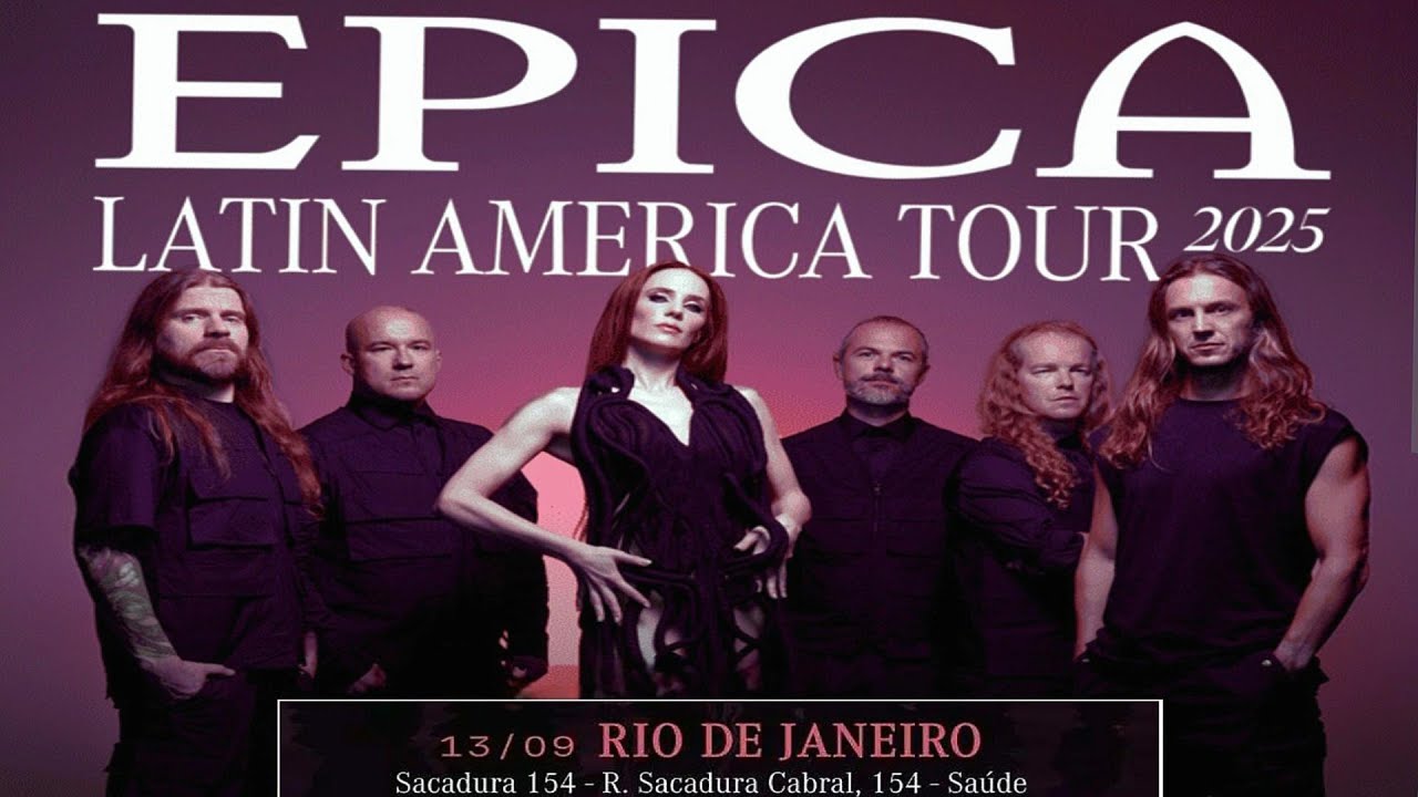 EPICA - Latin America Tour 2025 - Rio de Janeiro/ Sacadura ,154.
