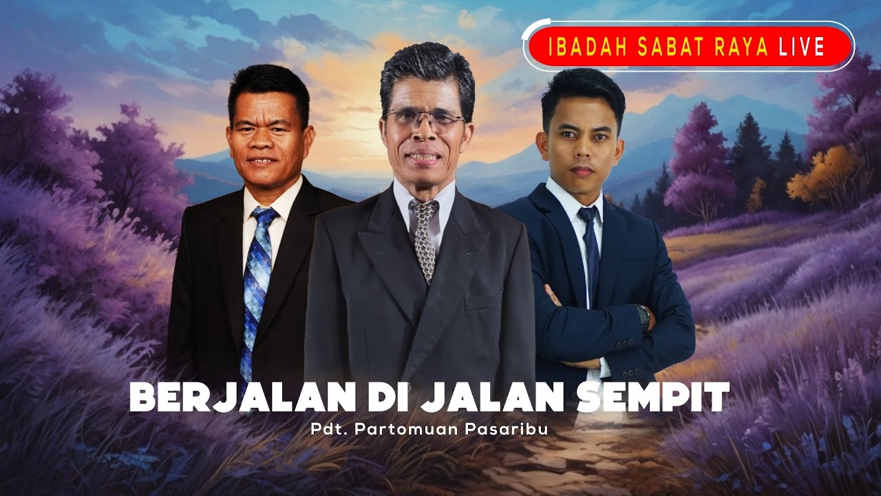 IBADAH SABAT RAYA LIVE Pdt. Partomuan Pasaribu | Berjalan di Jalan Yang Sempit Eps 234