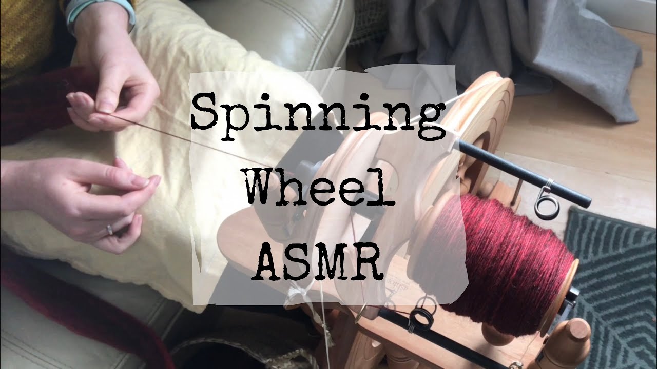 Spinning wheel ASMR - No talking, just spinning.