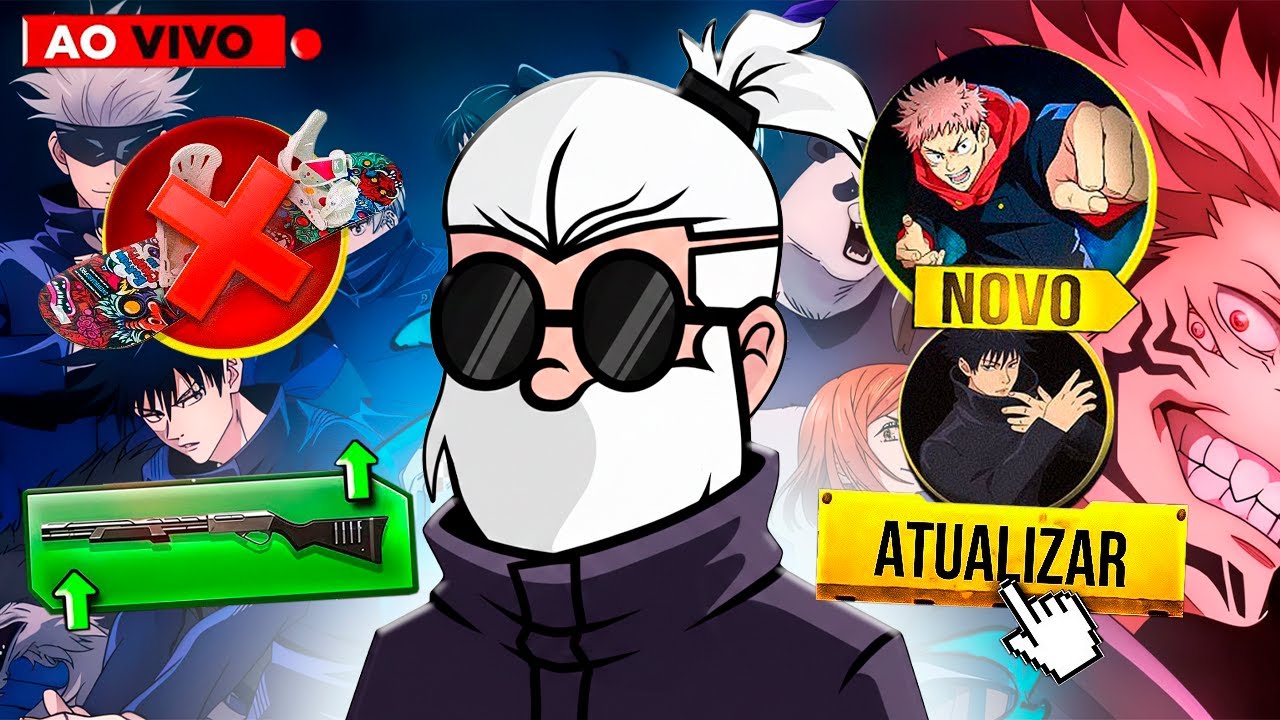 FREE FIRE AOVIVO 🔴 NOVA PARCERIA DO FREEFIRE ? TESTANDO A NOVA ATUALIZAÇÃO 🔴 YELLOWTV AO VIVO