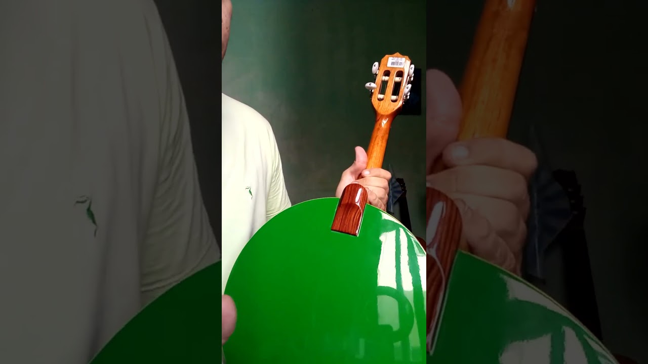 banjo Rozini rj11 studio modelo ELVD elétrico verde review