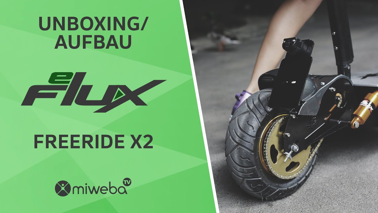 Wir PACKEN den eFlux FREERIDE X2 aus! ⚡| Unboxing und Aufbau - Deutsch