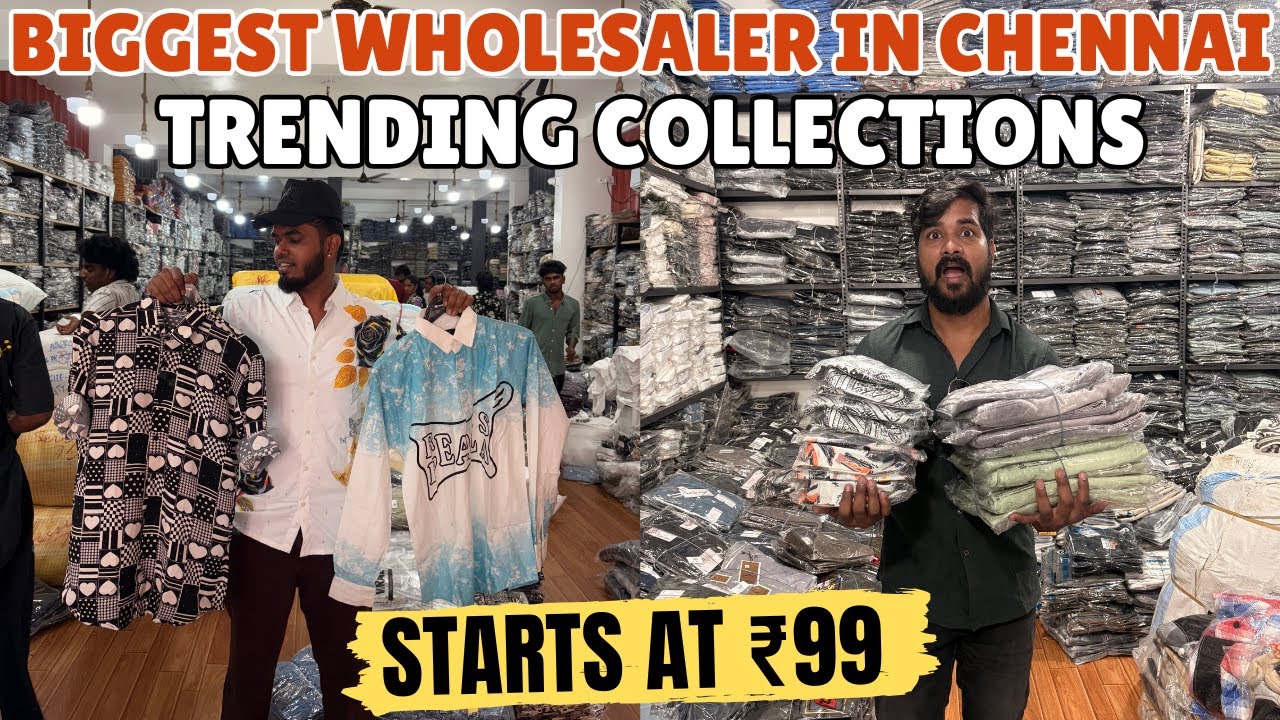 💥வெறும் ₹99 ரூபாய் முதல் PREMIUM SHIRTS | CHENNAI BIGGEST WHOLESALE SHOP | BEST OFFERS