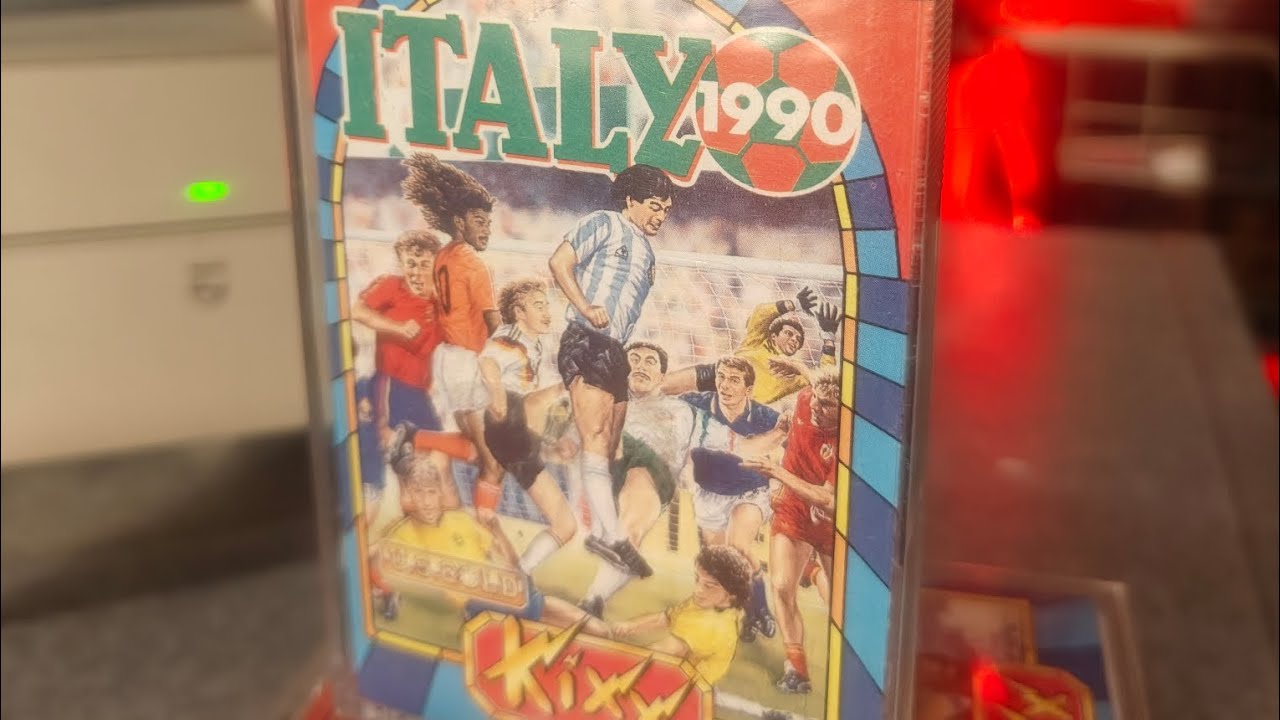 Loading and Playing Italy 90 from KiXX on tape for the C64.