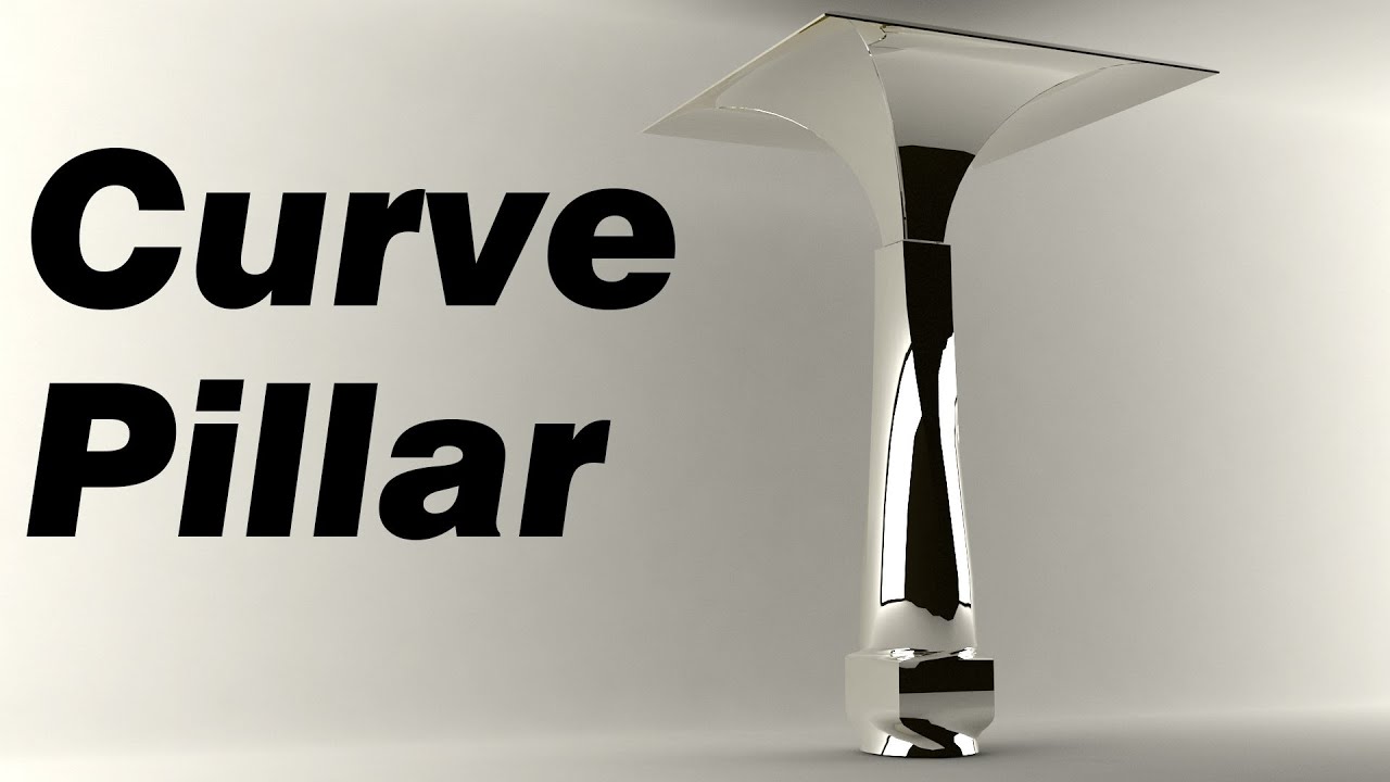 Curve Pillar with Cross Section