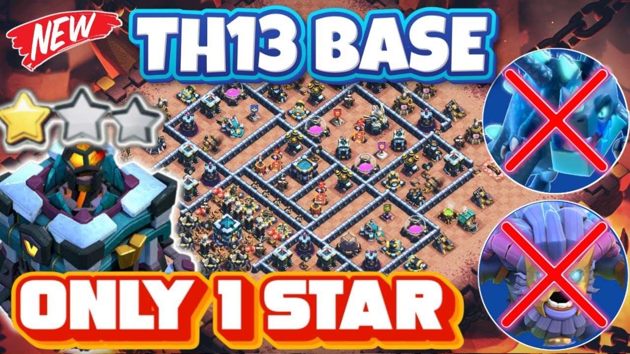 BEST-05 UNBEATEN TH13 WAR / TROPHY AND CWL BASE WITH COPY LINKS || ANTI GROUND AND AIR ATTACKS 