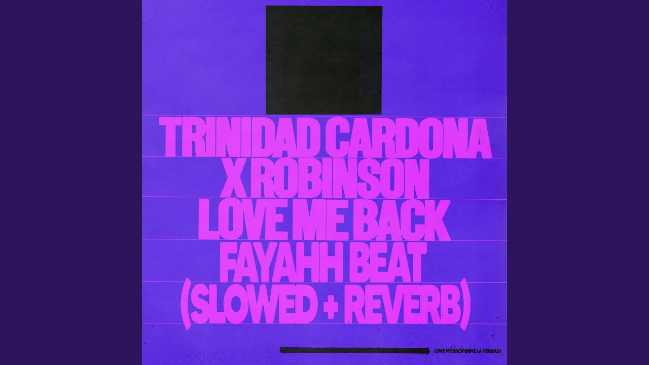 Love Me Back (Fayahh Beat) (Slowed + Reverb)