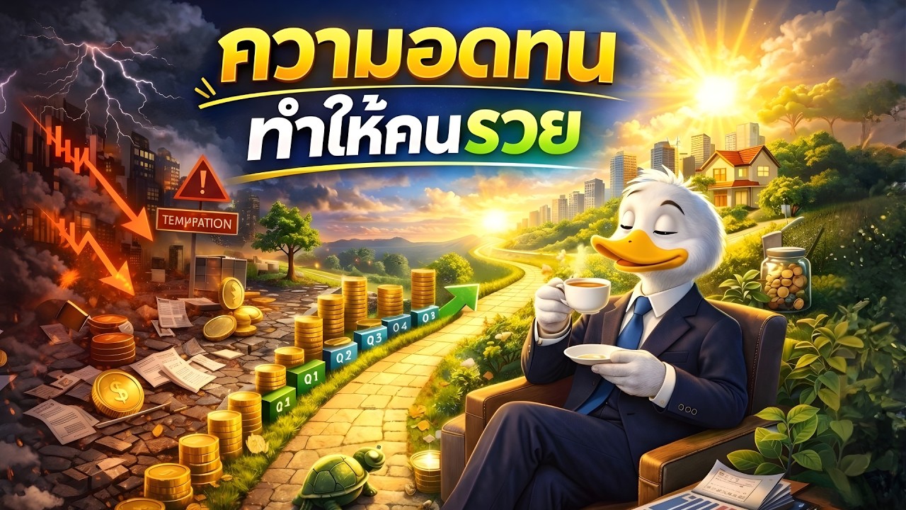 ความอดทน ทำให้คนรวย  | Mindset การลงทุน | เป็ดนักลงทุน