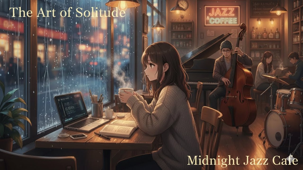 給努力的你：在城市角落的深夜咖啡館 ☕️ Deep Focus: Midnight Jazz in a Quiet Corner Cafe