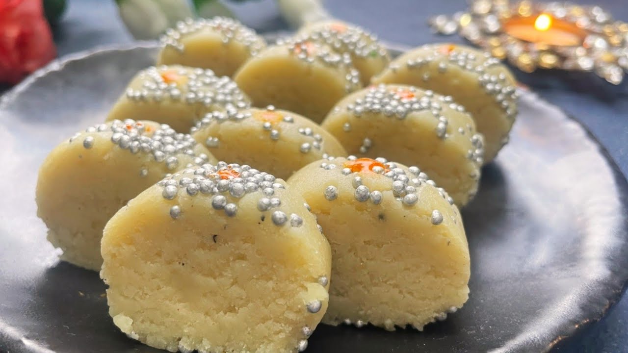बिना मावा बिना मिल्क पाउडर बनाए स्वादिष्ट दिलखुश  | Kaju Barfi | Diwali sweet recipe