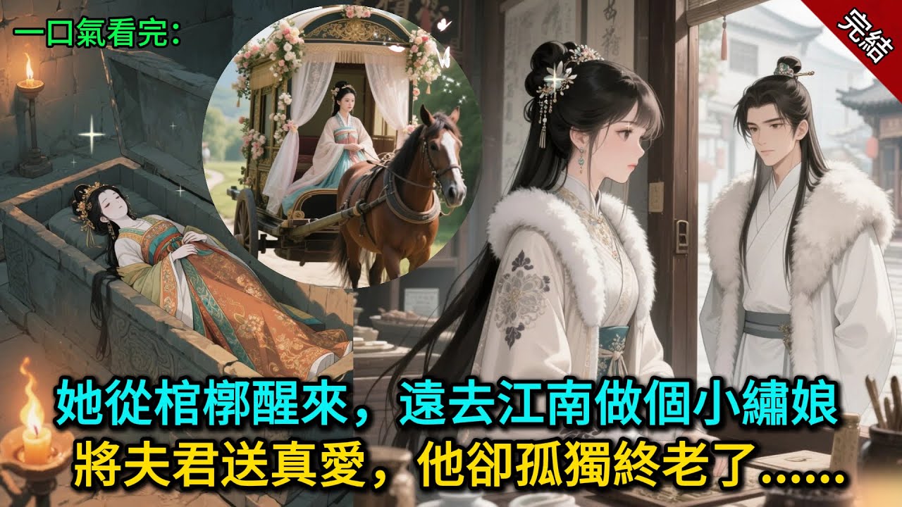 她從棺槨醒來，遠去江南做個小繡娘，將夫君送真愛，他卻孤獨終老了......