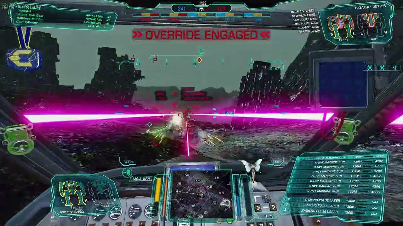 Trying Micro Pulse Lasers after the nerf - nah - Viper VPR-F | MechWarrior Online