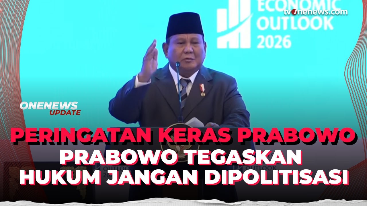 Tegas! Prabowo Ingatkan Hukum Tak Boleh Jadi Alat Politik: Saya Sudah Buktikan | OneNews Update