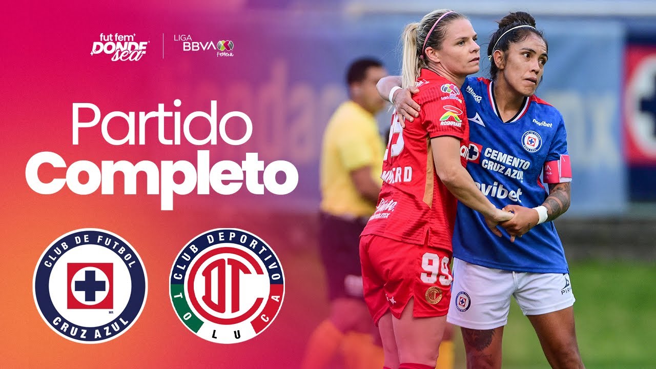 Partido Completo: Cruz Azul vs Toluca | Jornada 8 | Apertura 2025