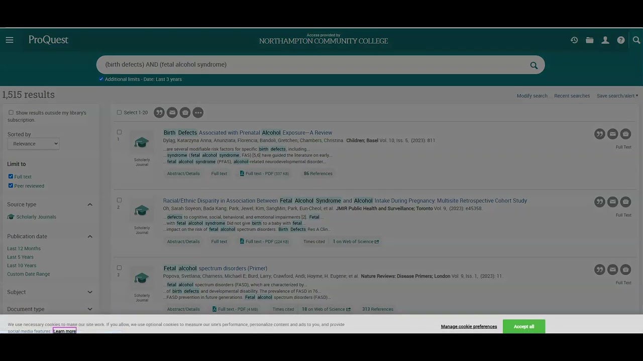 ProQuest Central Database Tutorial