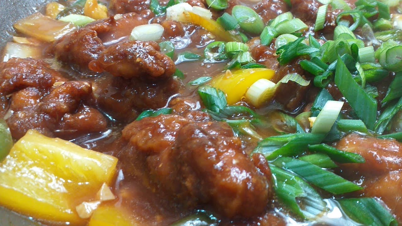 Chilli Chicken. Chunky Chicken in crispy batter stir fried in chilli garlic sauce. new favourite
