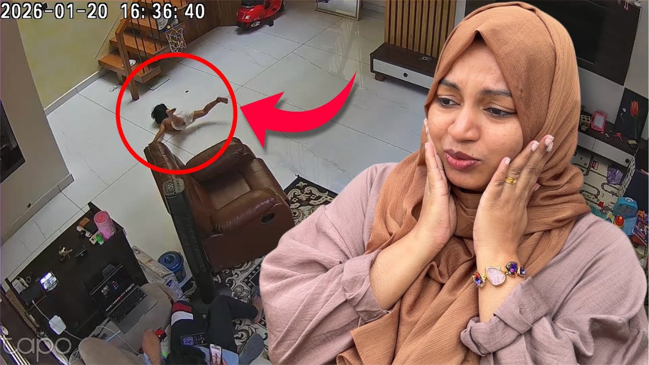 DANG£R0US CCTV video in OUR HOME..🤯