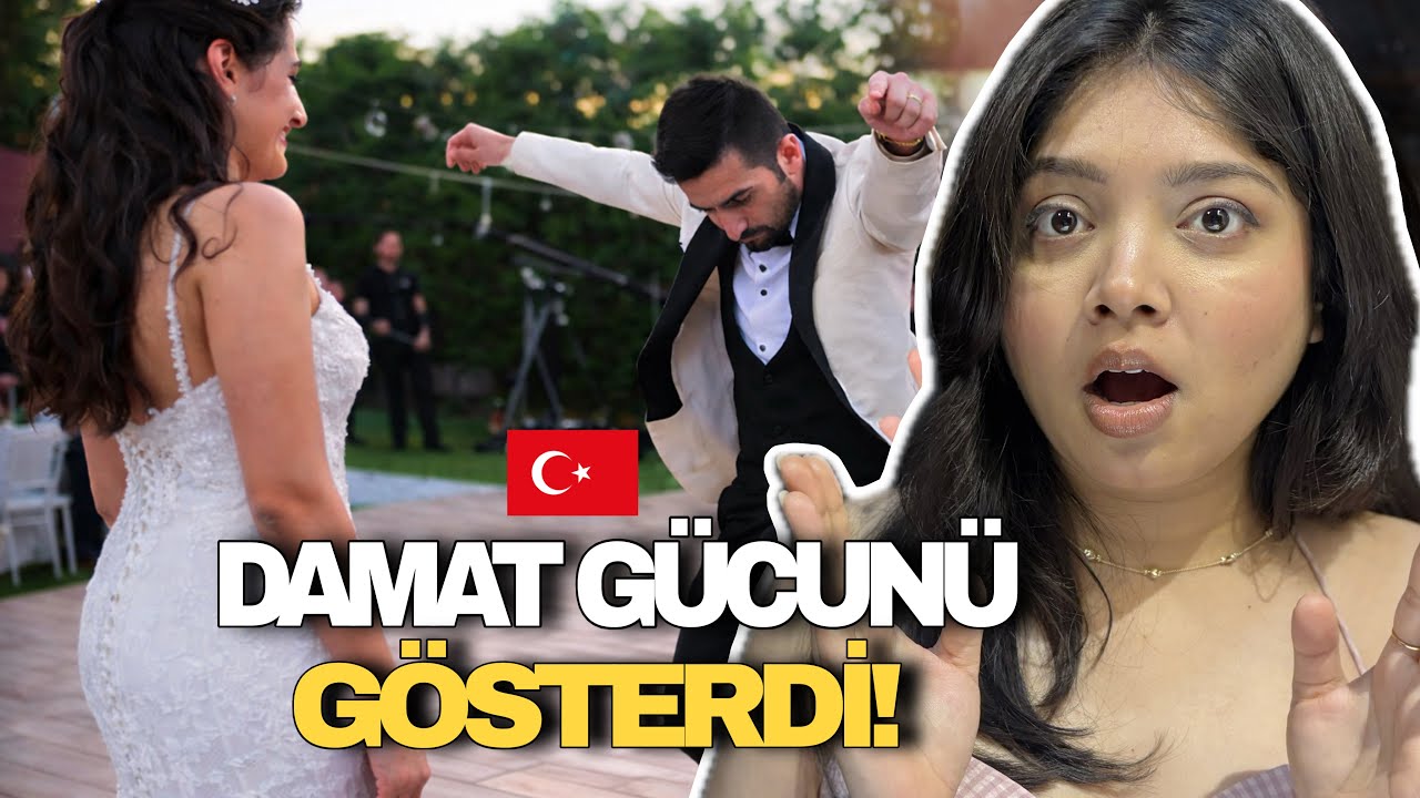 Indian Reaction/Türk Düğününde Efsane Zeybek Gösterisi! | Damat Gücünü Gösterdi 🇹🇷