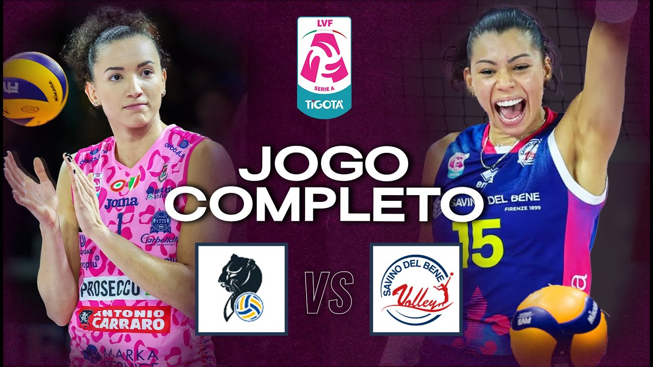 Enfrentando Carolana, a melhor bloqueadora! 😱 Conegliano x Scandicci | Jogo Completo