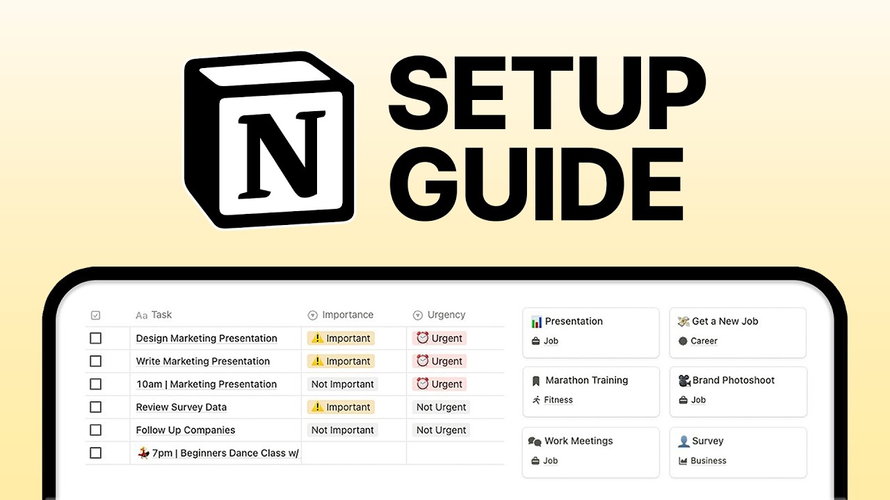 The Best Notion Template for Productivity (Full User Walkthrough)