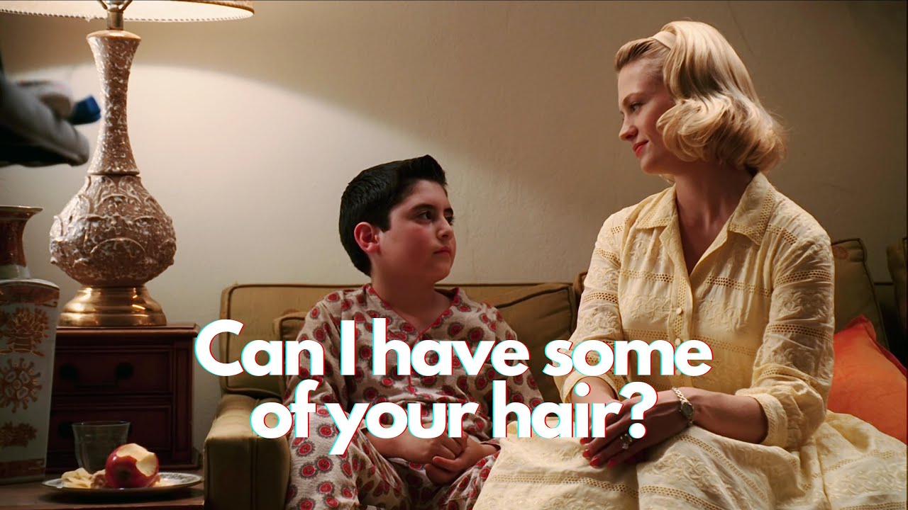 The best of MAD MEN 📺 Glen Bishop & Betty Draper: Piece of hair scene | HD with subtitles