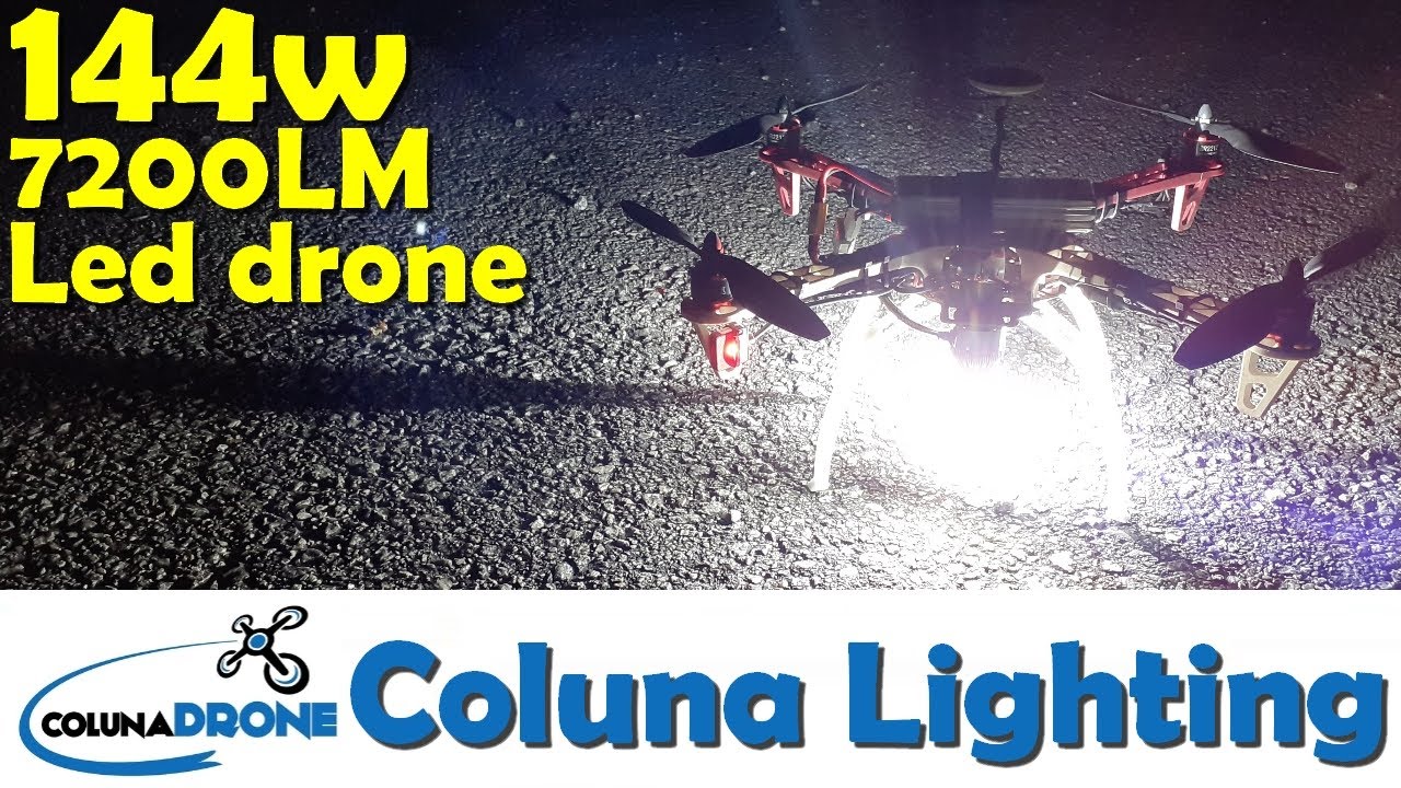 Drone com LEDs 144w | colunaDRONE