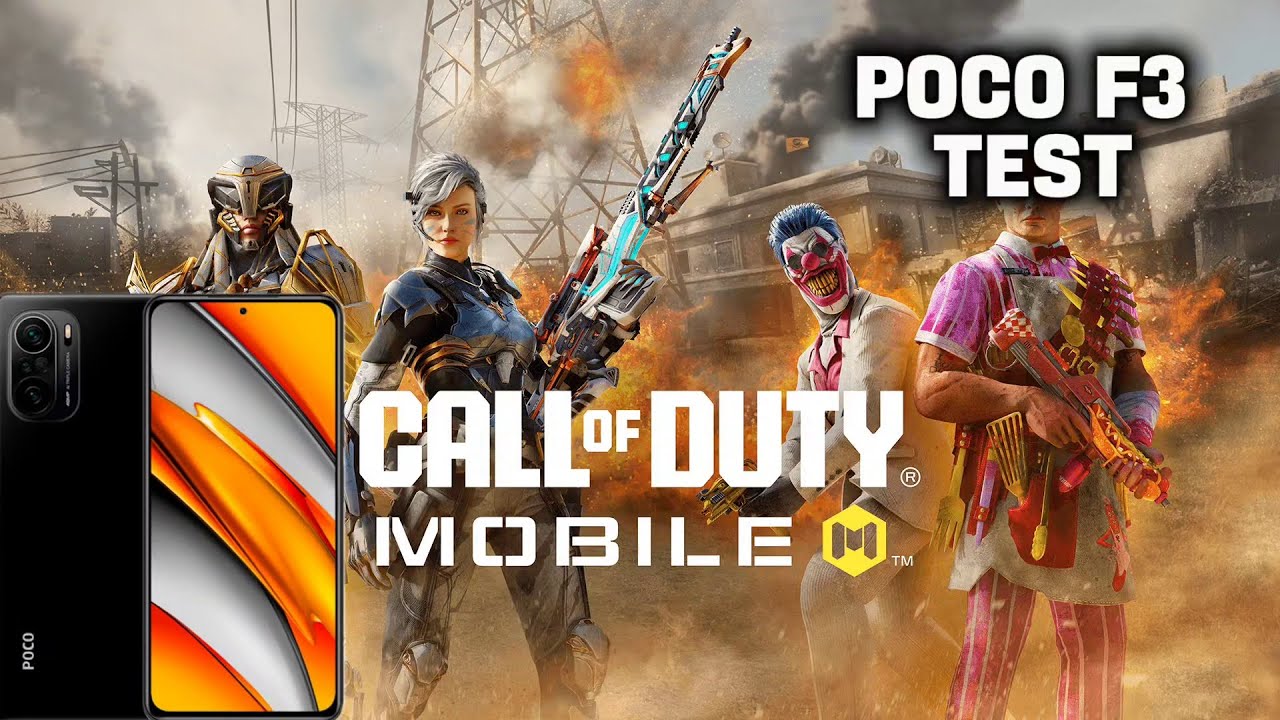 CALL OF DUTY MOBILE EN EL POCO F3 GAMING TEST 