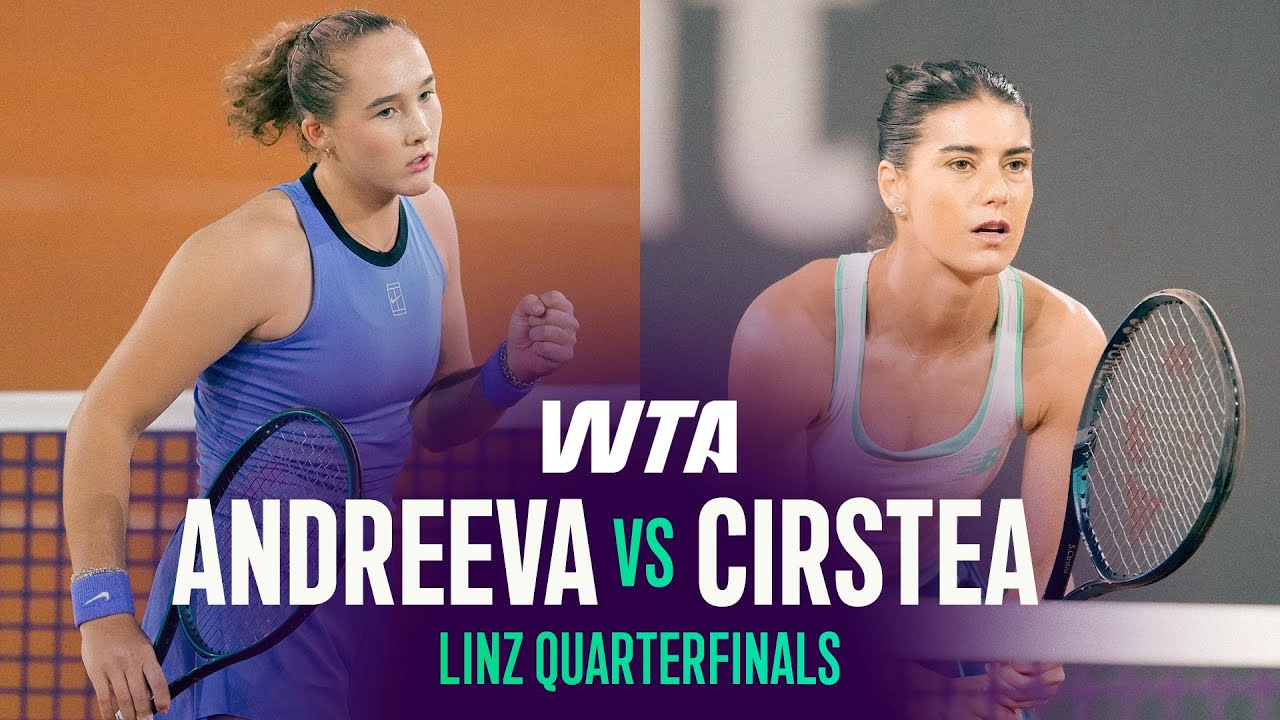 Мирра Андреева vs Сорана Кырстя | Четвертьфинал Линц-2026 | Обзор матча WTA